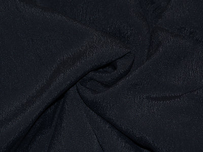 Navy Blue Plain Premium Crepe Fabric