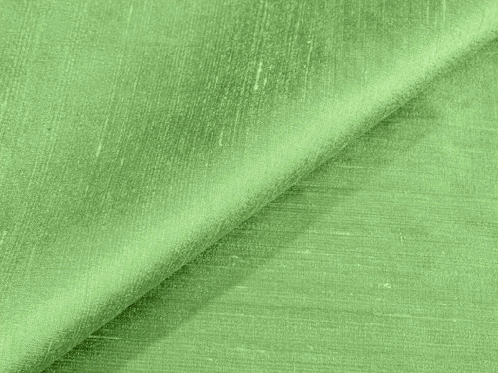 Pista Green Plain Bangalore Raw Silk Fabric  (Wholesale)