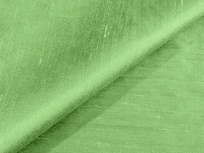 Pista Green Plain Bangalore Raw Silk Fabric  (Wholesale)