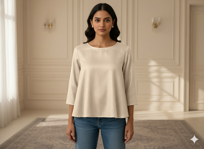 हल्के पीले रंग का सादा ग्लेज्ड कॉटन कपड़ा