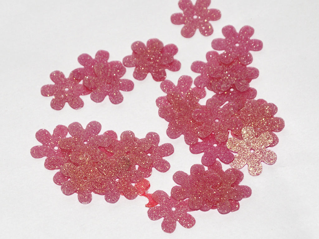 Magenta Rainbow Flower Sequins