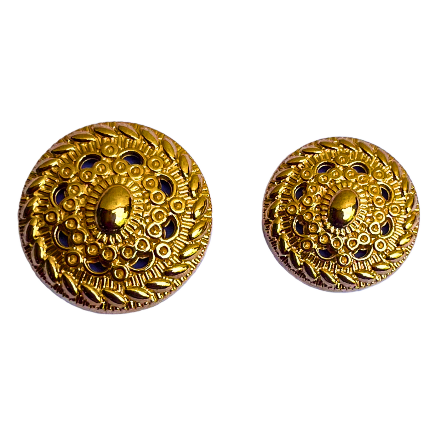 Golden Designer Metal Buttons