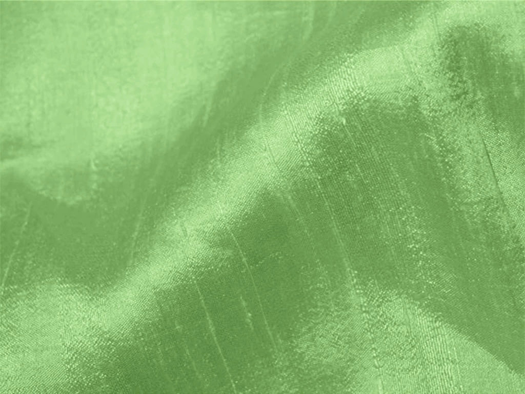 Pista Green Plain Bangalore Raw Silk Fabric  (Wholesale)