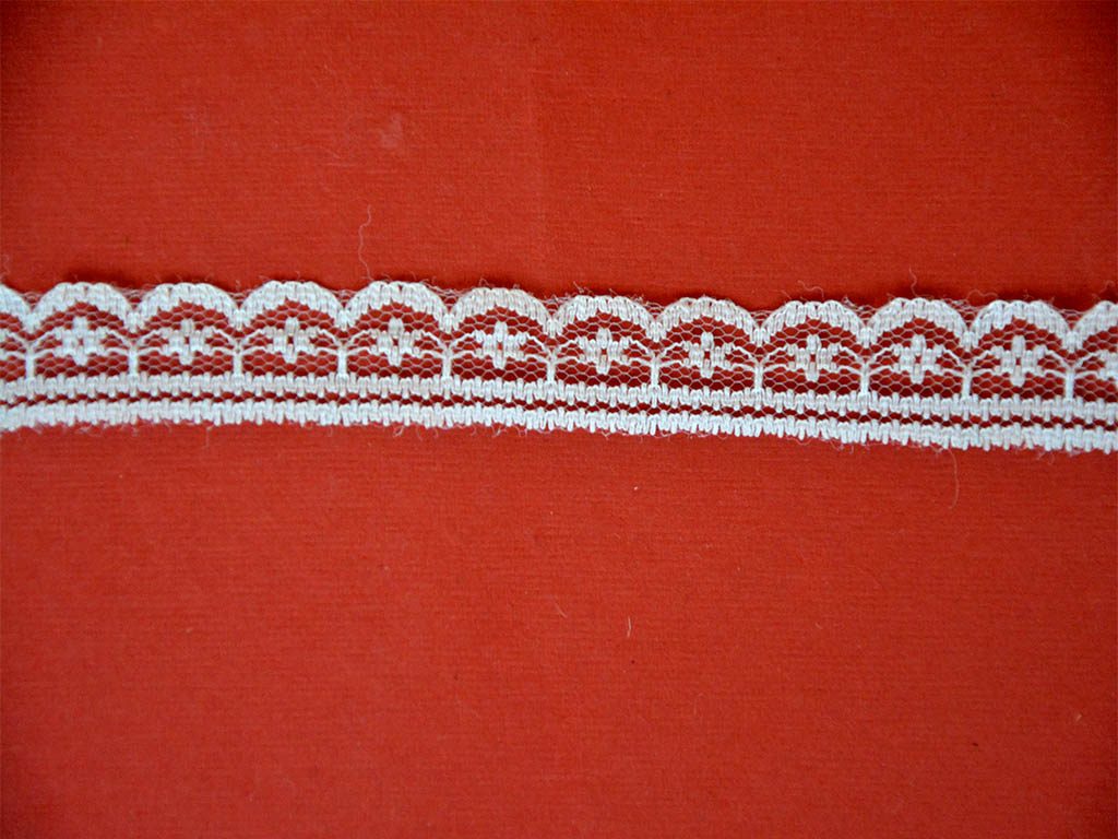 White Pattern 5 Cotton Net Lace