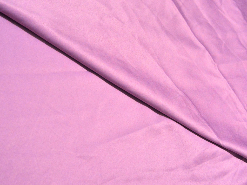 Light Purple Plain Malai Satin Fabric