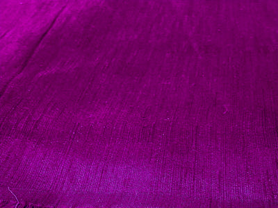 Deep Purple Plain Bangalore Raw Silk Fabric