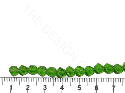 Green Irregular Hexagonal / S-Cut Crystal Beads (Wholesale)