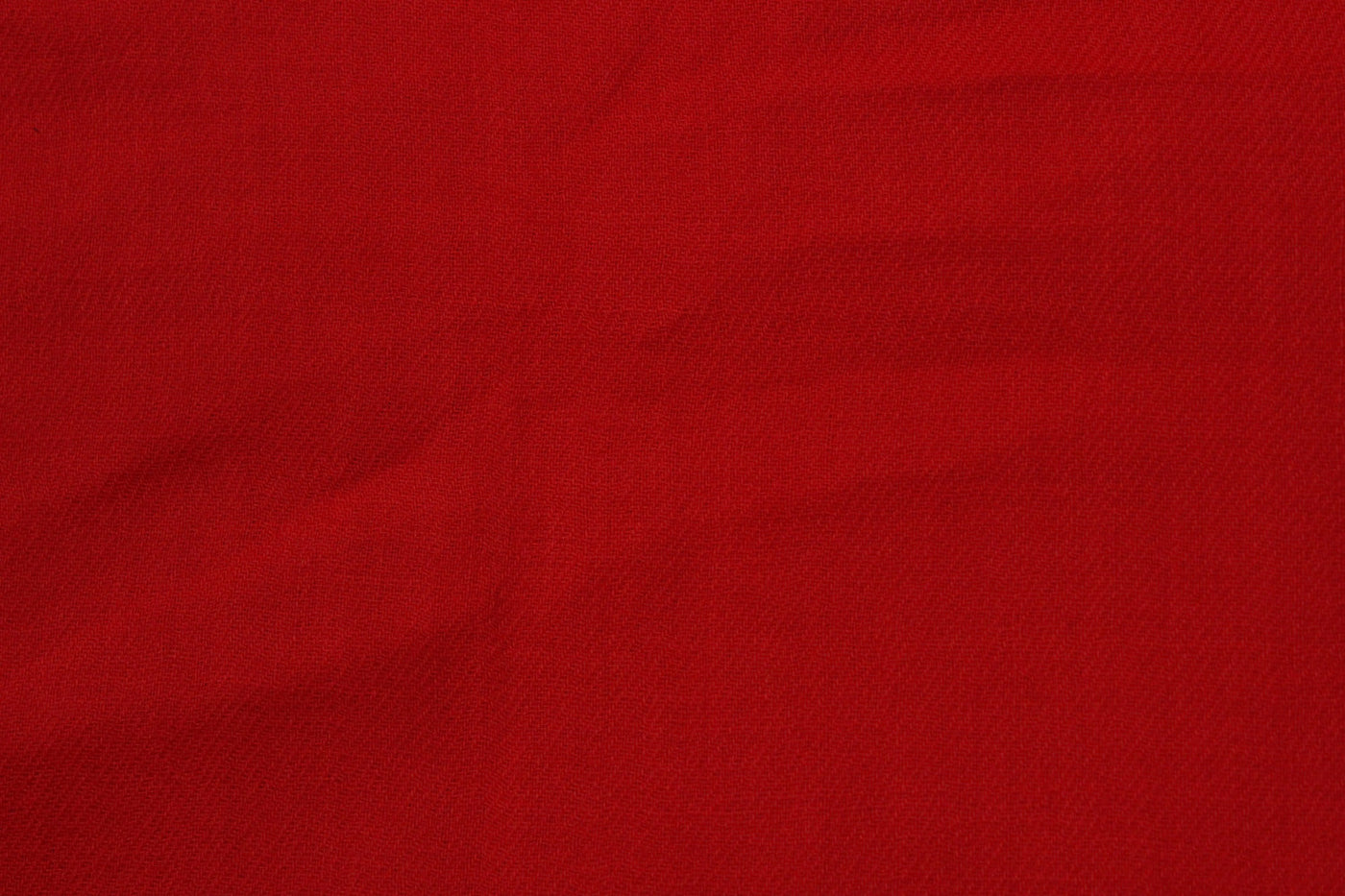 Red Plain Wool Fabric