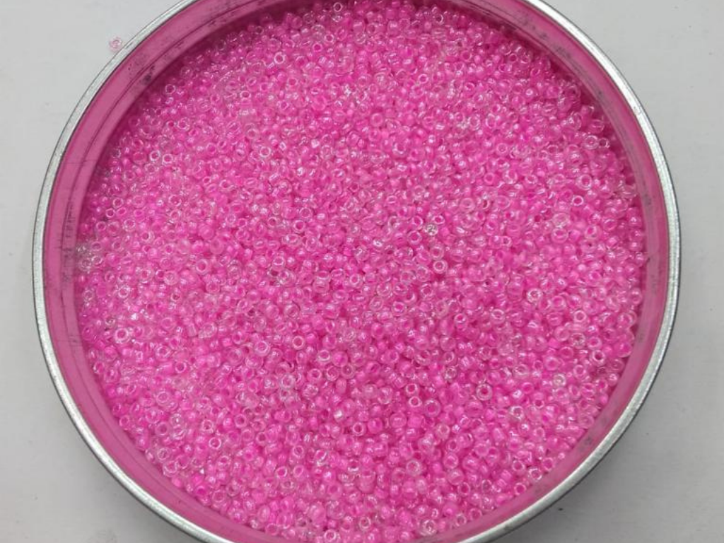 Pink Round Rocaille Glass Seed Beads- 2 mm (Wholesale)