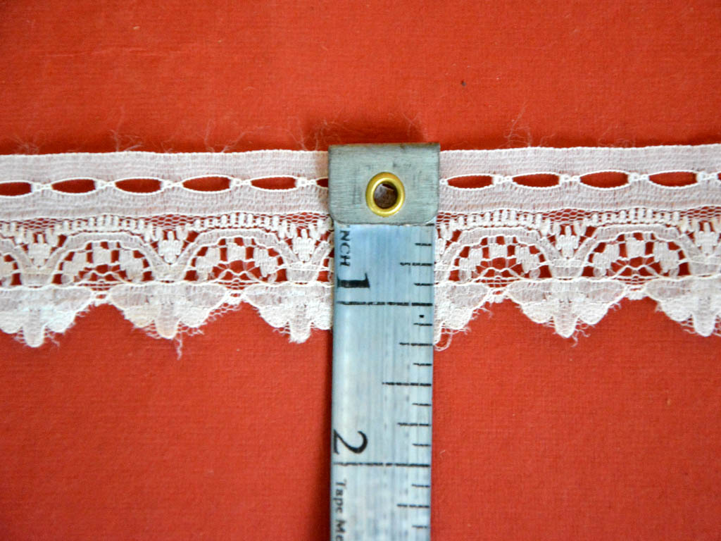 White Dyeable Pattern 43 Cotton Net Lace