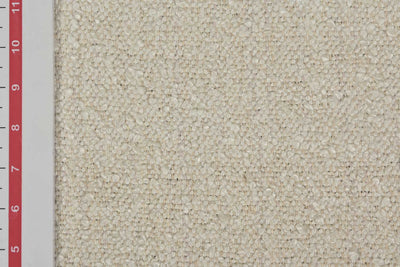 Precuts of Cream Abstract Boucle Viscose Cotton Fabric