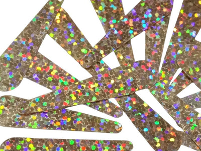 Multicolour Teardrop Plastic Embroidery Sequins