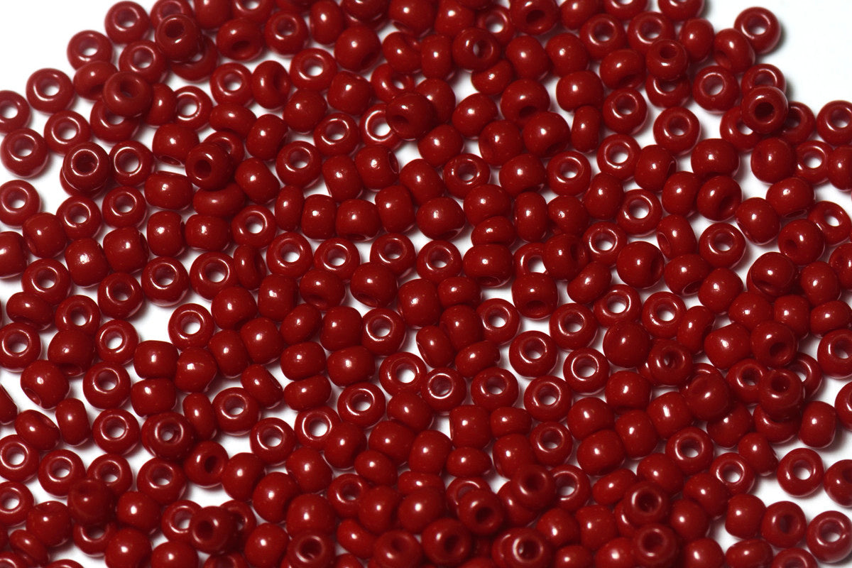 Currant Red Opaque Preciosa Seeds Beads