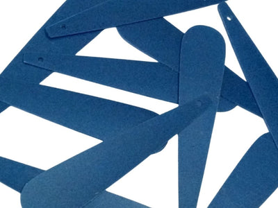 Blue Teardrop Plastic Embroidery Sequins