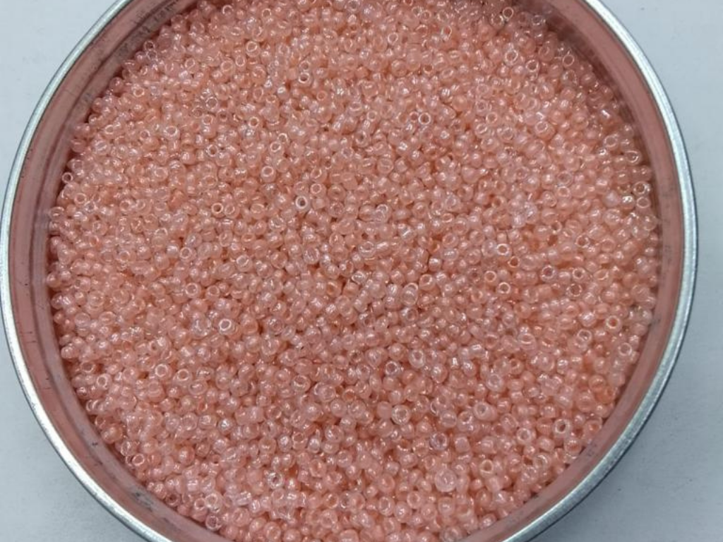 Peach Round Rocaille Glass Seed Beads- 2 mm (Wholesale)