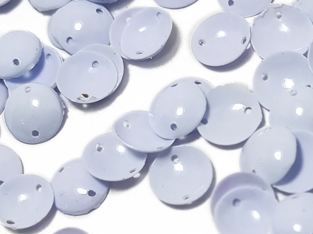 Lavender Spherical Cap Two Hole Plastic Sequins
