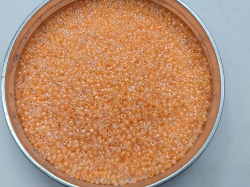 Light Peach Round Rocaille Glass Seed Beads- 2 mm