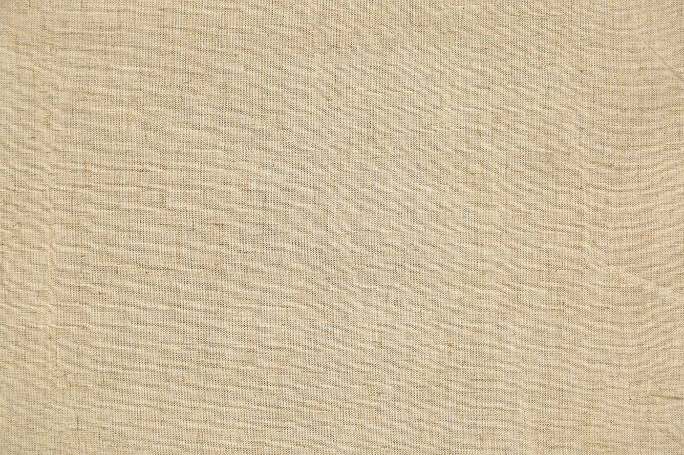 Natural Plain Rayon Flax Fabric