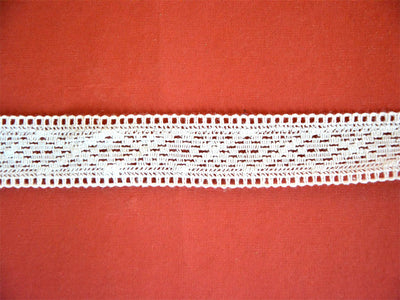 White Dyeable Pattern 49 Cotton Crochet Lace