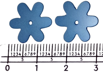 Blue Flower Plastic Embroidery Sequins