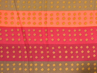 Multicolor Diamond Printed Semi Pashimna Woolen Fabric