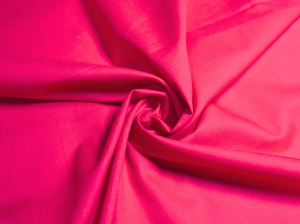 Magenta Plain 100% Pure Mul Mul Cotton