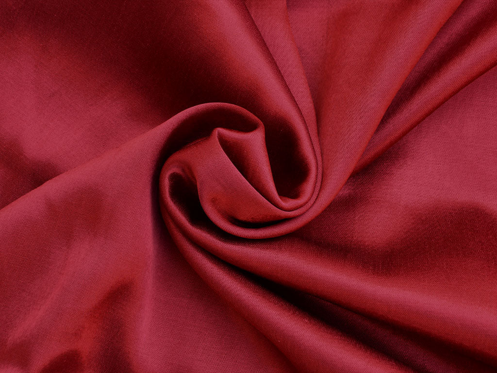 Maroon Plain Pure Viscose Gaji Silk Fabric