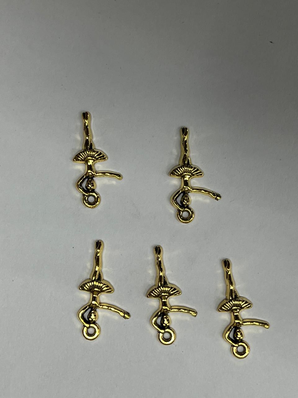 Golden Doll Metal Charms