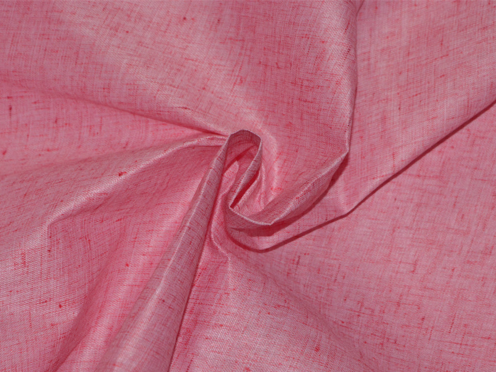 Light Pink Shaded Plain Linen Fabric