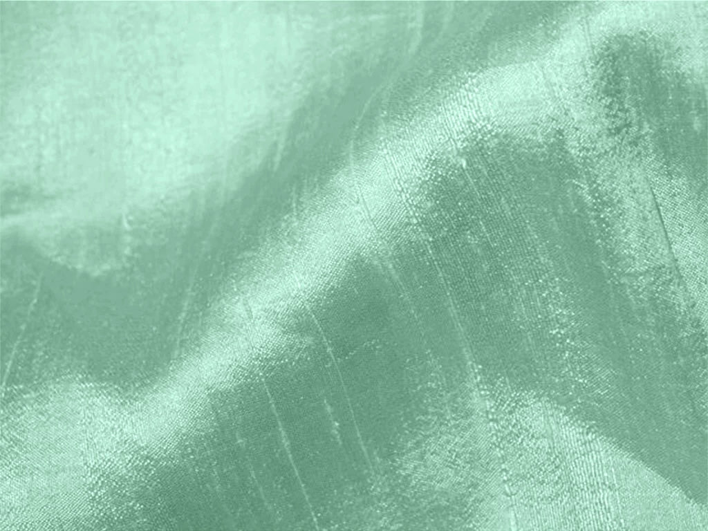 Light Pista Green Plain Bangalore Raw Silk Fabric  (Wholesale)