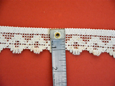 Off White Pattern L-74 Dyeable Cotton Crochet Lace (Wholesale)