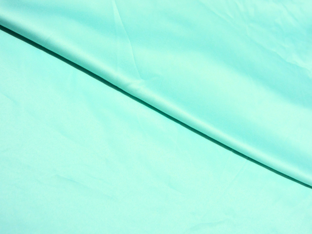 Baby Blue Plain Malai Satin Fabric