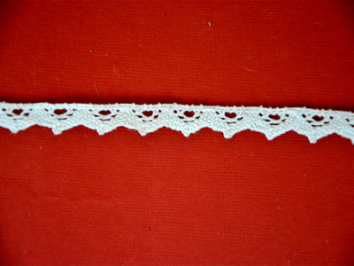 Off White Pattern L-77 Dyeable Cotton Crochet Lace (Wholesale)