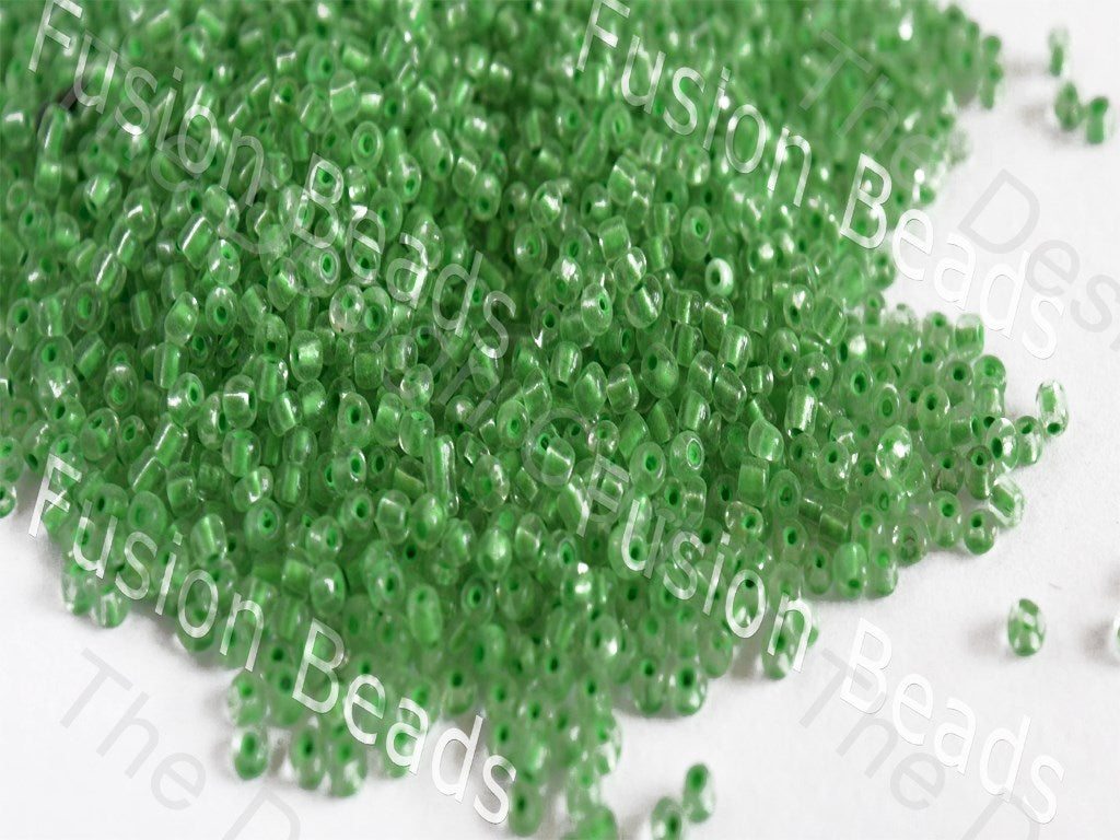 Green Inside Round Seed Beads | The Design Cart (420045226018)