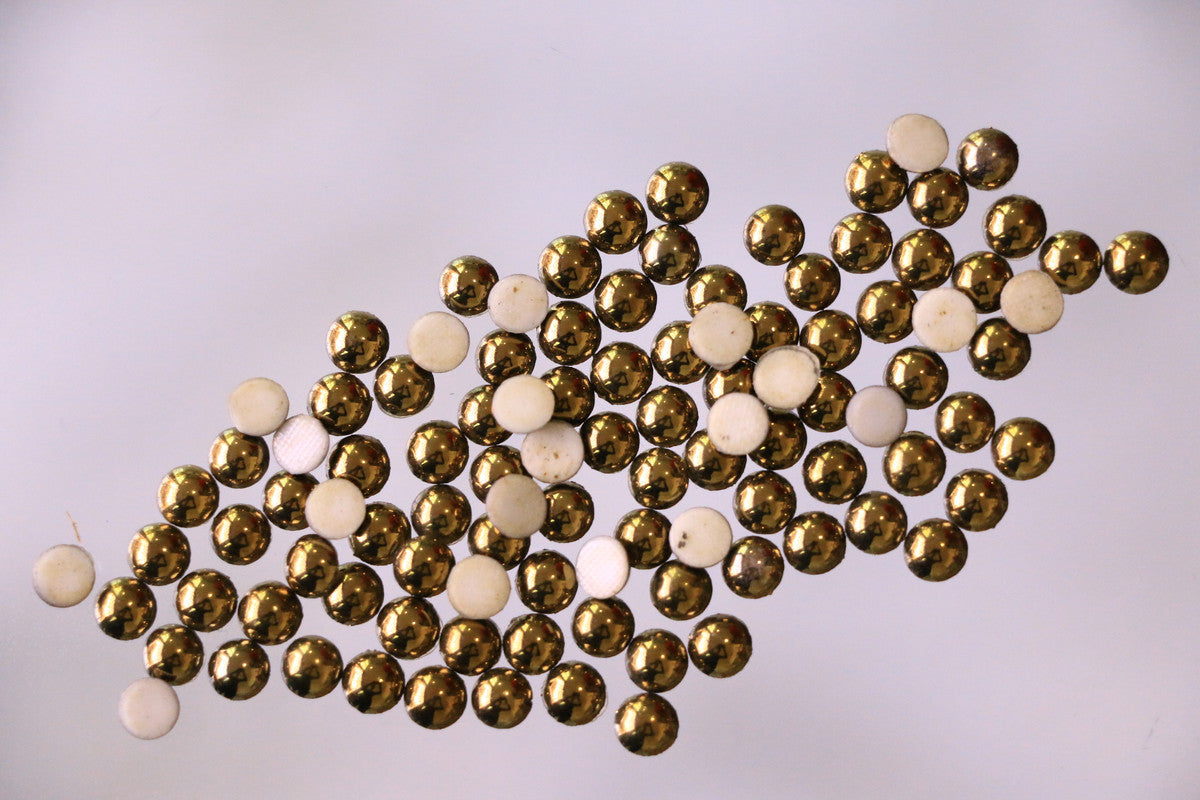 Dark Aurum Golden Pearl Hotfix Rhinestones