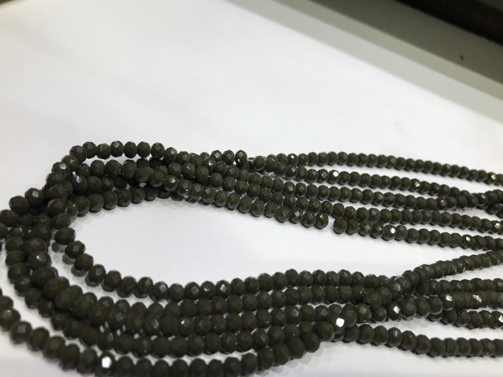 army-green-opaque-tyre-glass-beads