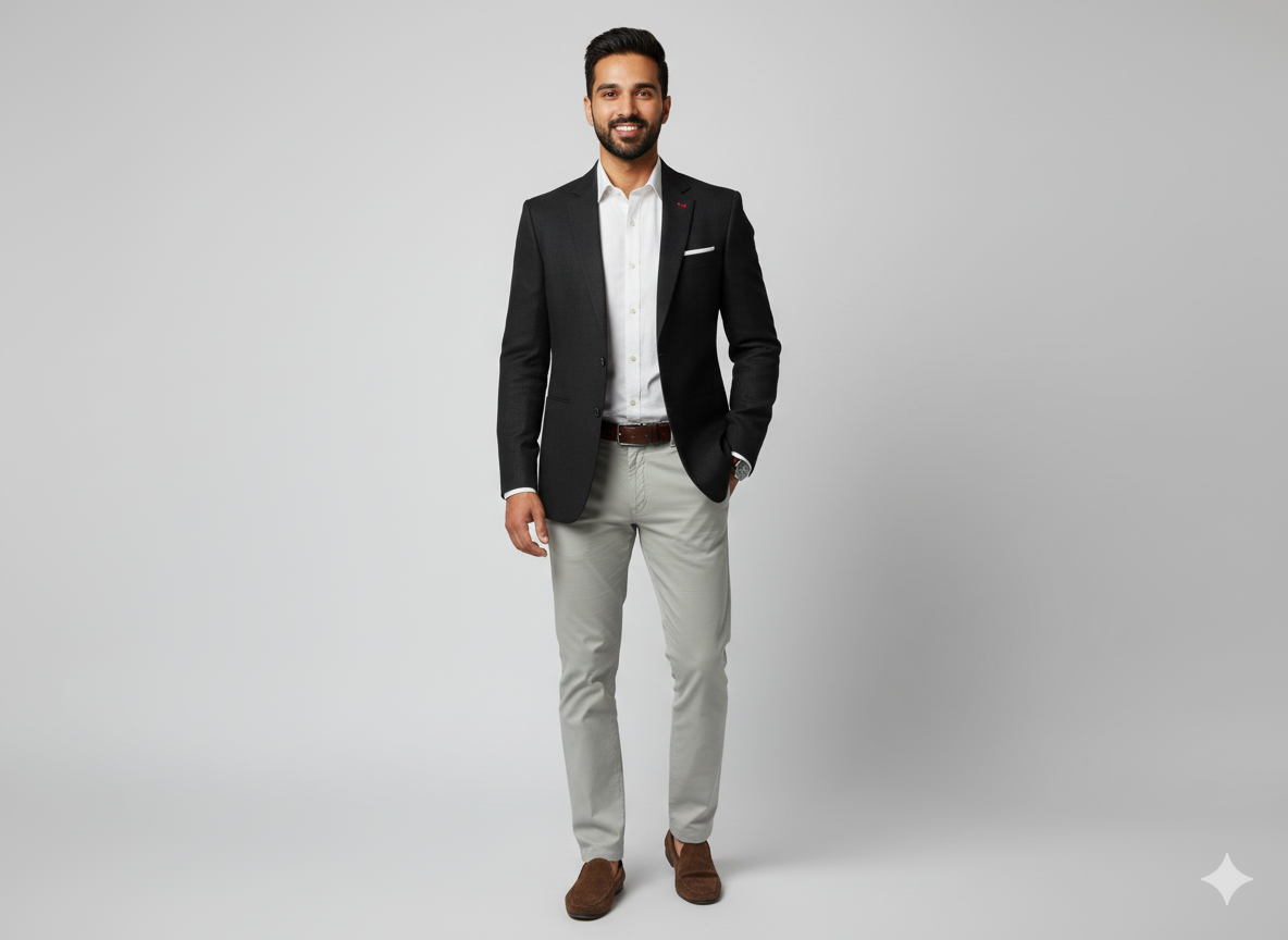 जेट ब्लैक प्योर लिनन फ़ैब्रिक - 60 ली