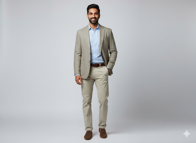 प्राकृतिक ग्रे रंग शुद्ध लिनन कपड़ा - 60 ली