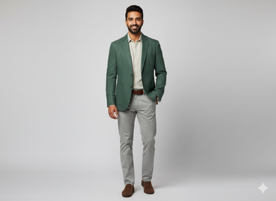 पन्ना हरा शुद्ध लिनन कपड़ा - 60 ली