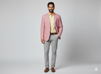 लाइट रोज़वुड शुद्ध लिनन कपड़ा - 60 ली