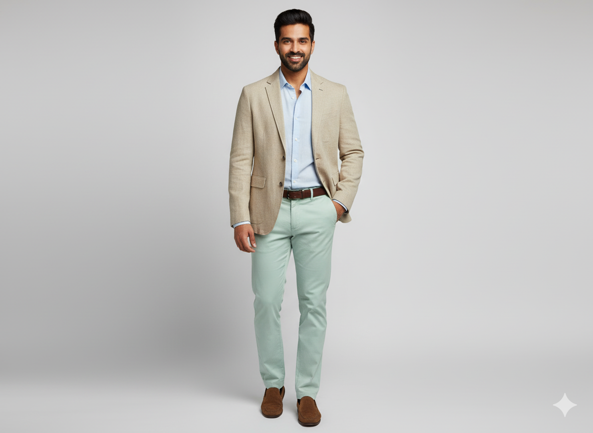 प्राकृतिक बेज शुद्ध लिनन कपड़ा - 60 ली