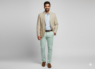 प्राकृतिक बेज शुद्ध लिनन कपड़ा - 60 ली