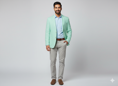 फ़िरोज़ा हरा रंग शुद्ध लिनन कपड़ा - 60 ली