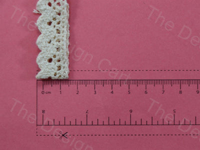 Dyeable Greige Design 42 Cotton Crochet Laces
