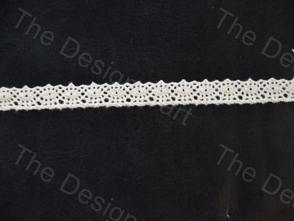 Dyeable Greige Design 41 Cotton Crochet Laces