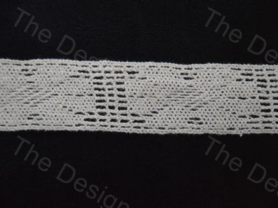 Dyeable Greige Design 40 Cotton Crochet Laces