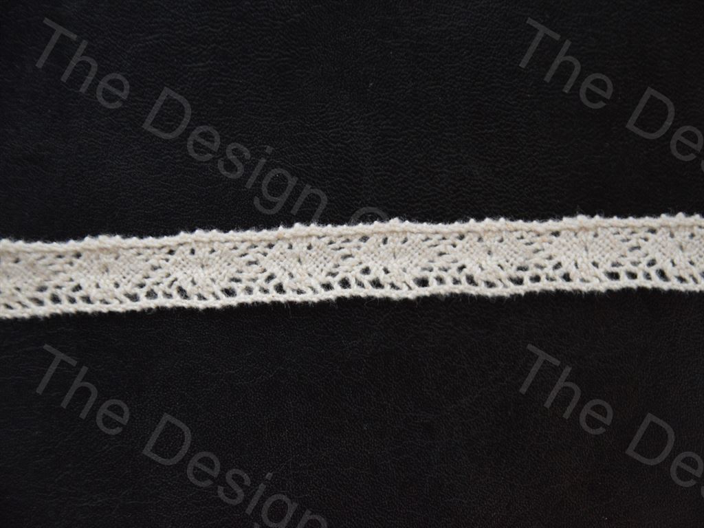 Dyeable Greige Design 38 Cotton Crochet Laces