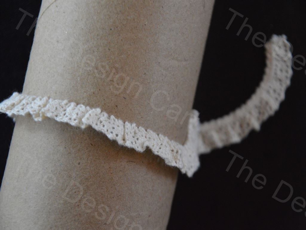 Dyeable Greige Design 546 Cotton Crochet Laces