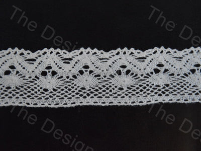 Dyeable Greige Design 31 Cotton Crochet Laces
