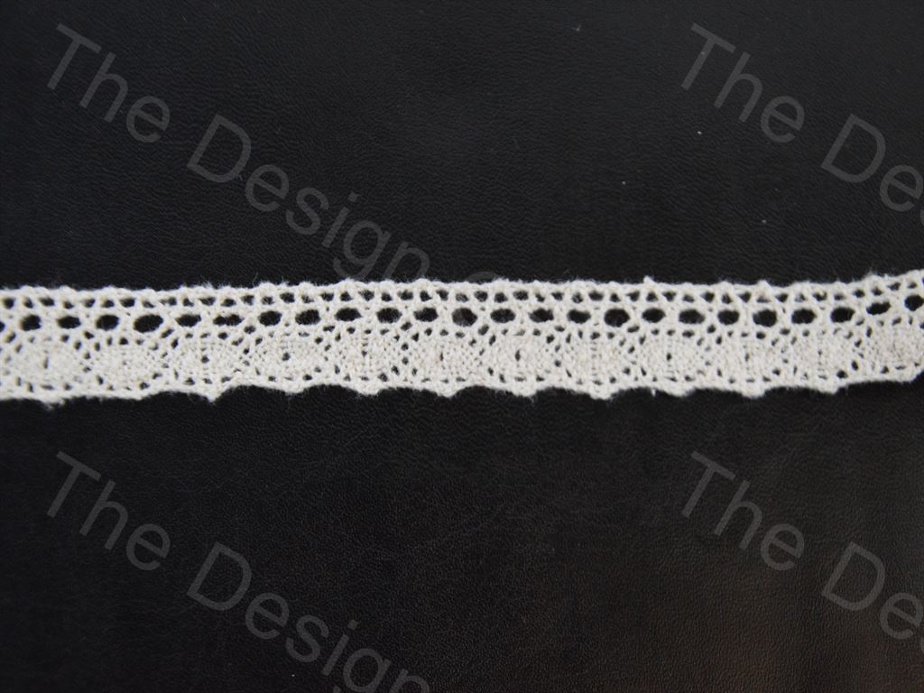 Dyeable Greige Design 2 Cotton Crochet Laces